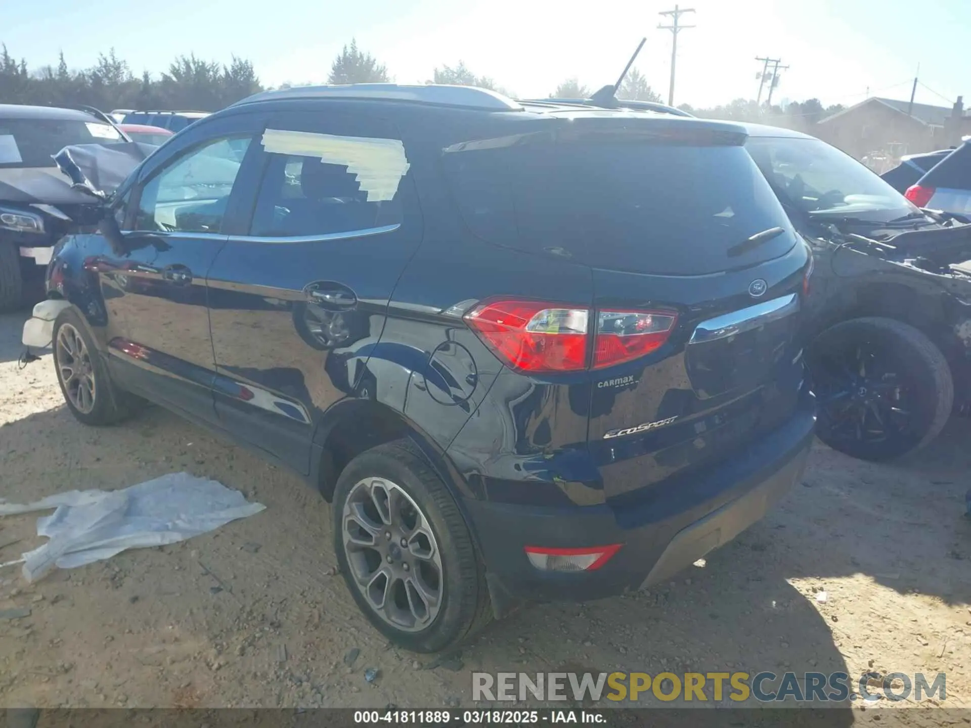 3 Photograph of a damaged car MAJ6S3KL5LC391538 FORD ECOSPORT 2020