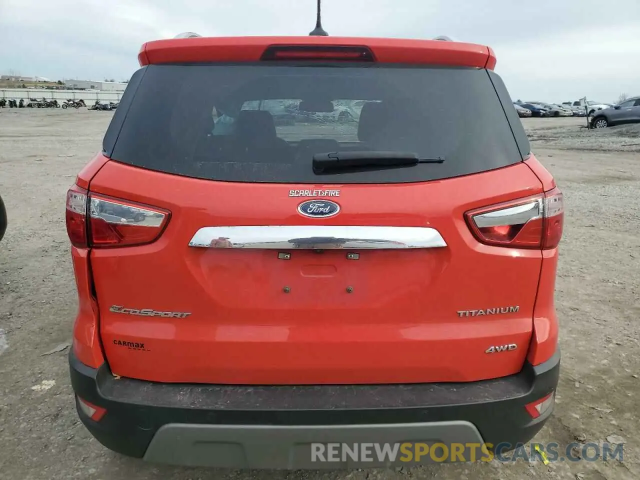 6 Photograph of a damaged car MAJ6S3KL6LC329968 FORD ECOSPORT 2020