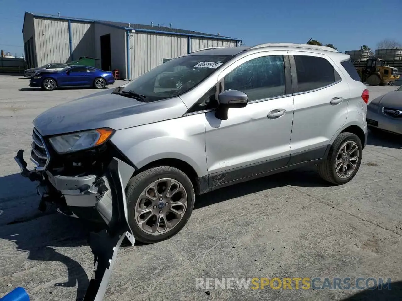1 Photograph of a damaged car MAJ6S3KL6LC334863 FORD ECOSPORT 2020
