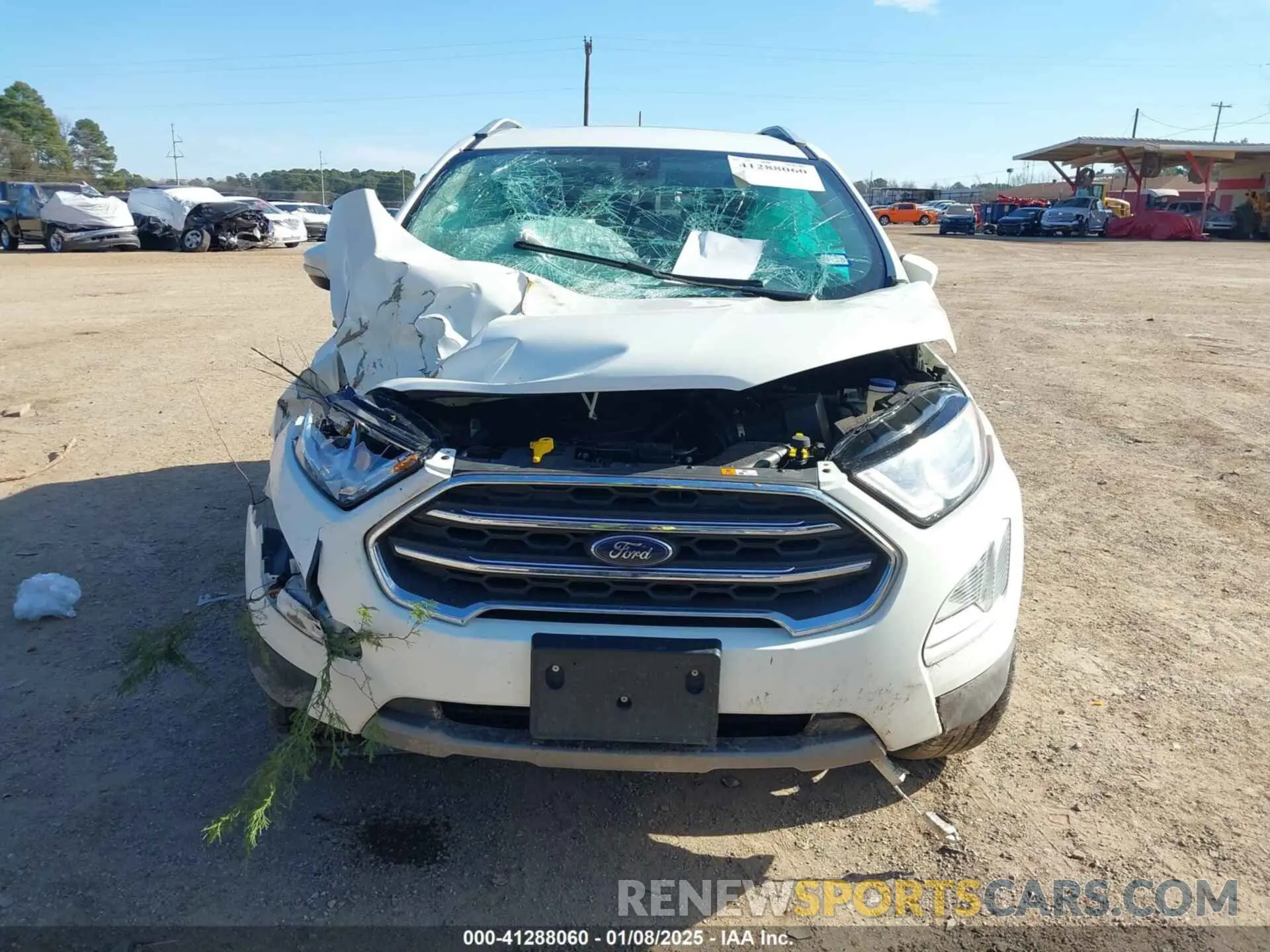 11 Photograph of a damaged car MAJ6S3KL6LC349007 FORD ECOSPORT 2020