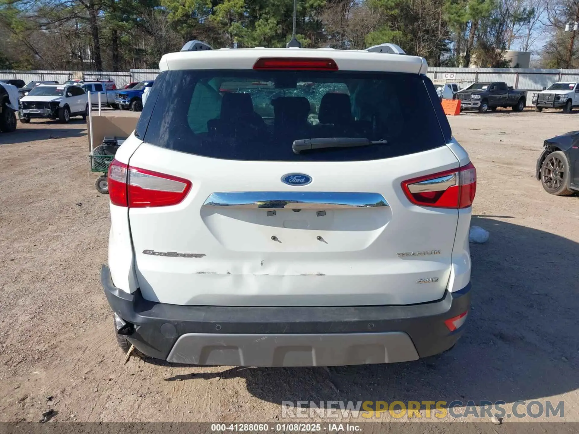 15 Photograph of a damaged car MAJ6S3KL6LC349007 FORD ECOSPORT 2020