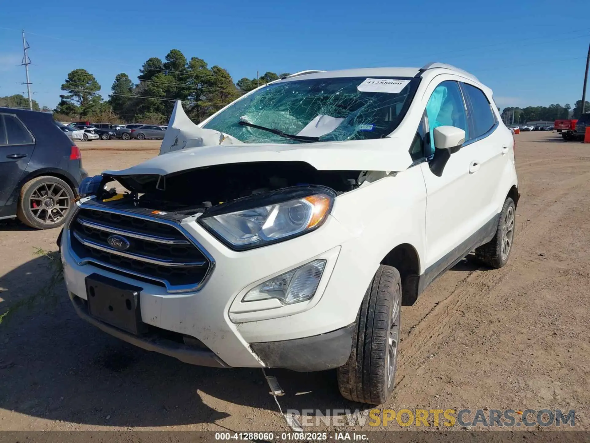 2 Photograph of a damaged car MAJ6S3KL6LC349007 FORD ECOSPORT 2020