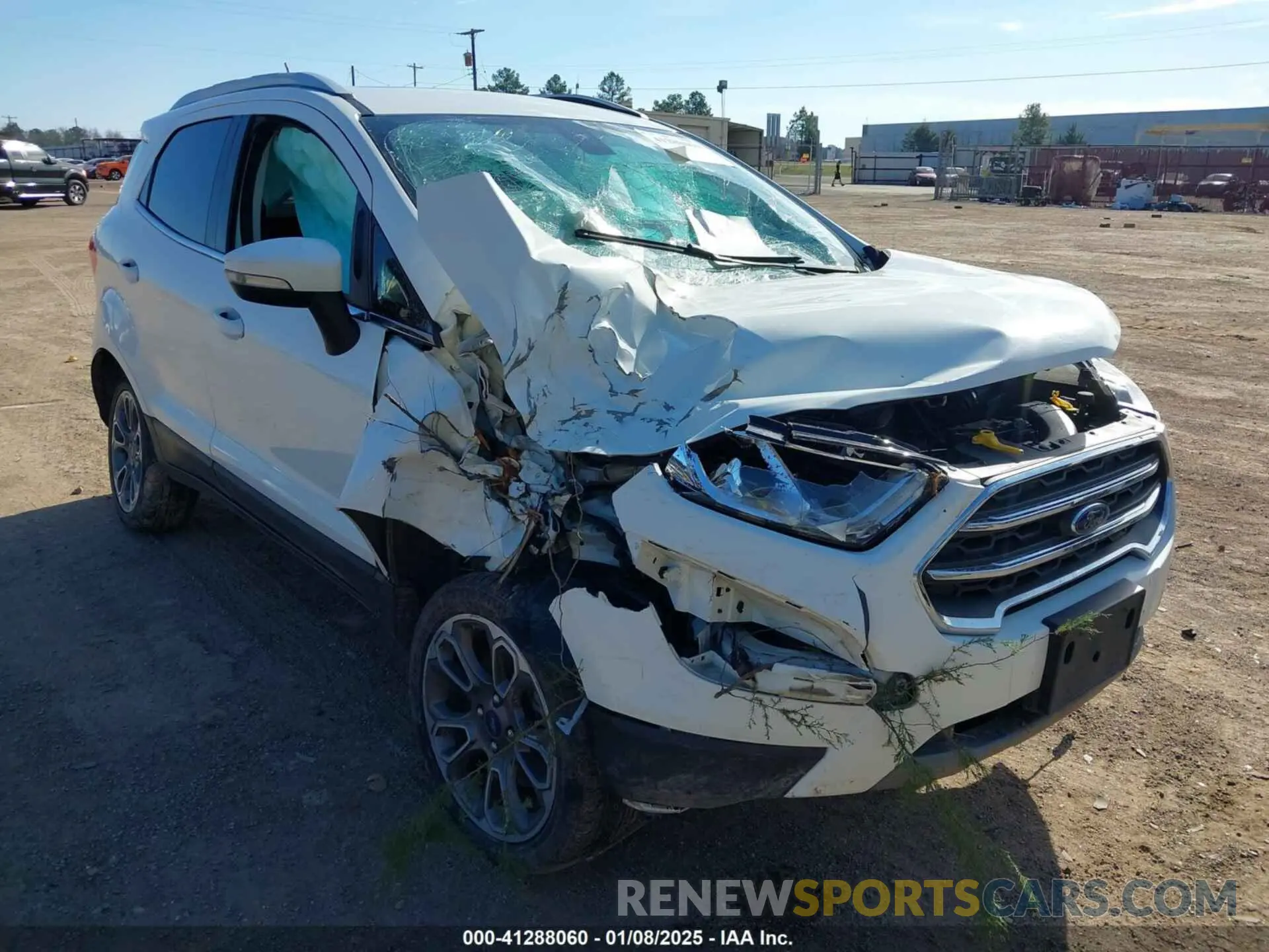 20 Photograph of a damaged car MAJ6S3KL6LC349007 FORD ECOSPORT 2020