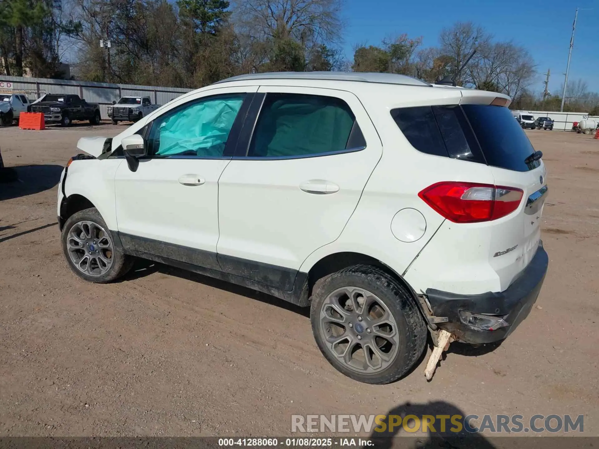 3 Photograph of a damaged car MAJ6S3KL6LC349007 FORD ECOSPORT 2020