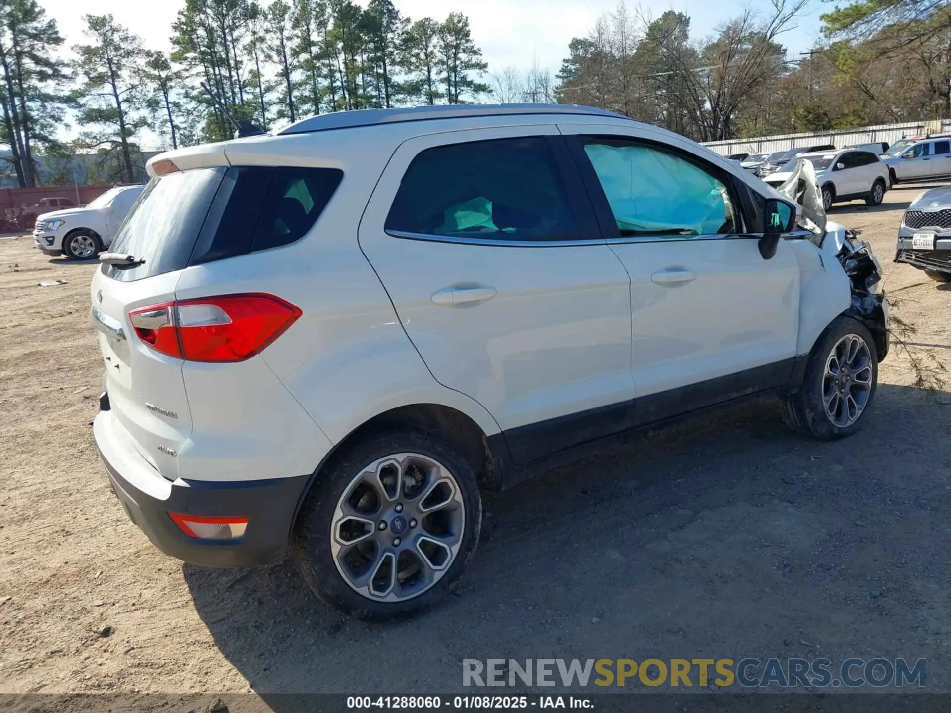4 Photograph of a damaged car MAJ6S3KL6LC349007 FORD ECOSPORT 2020