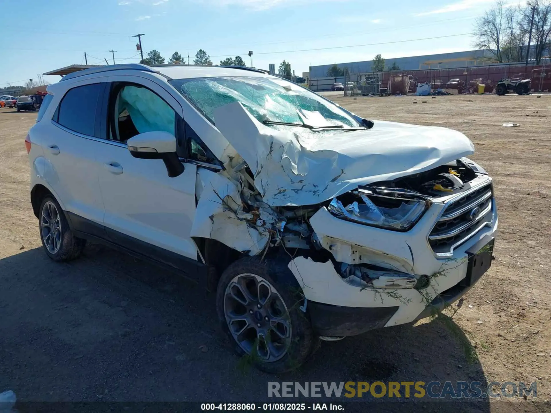 6 Photograph of a damaged car MAJ6S3KL6LC349007 FORD ECOSPORT 2020