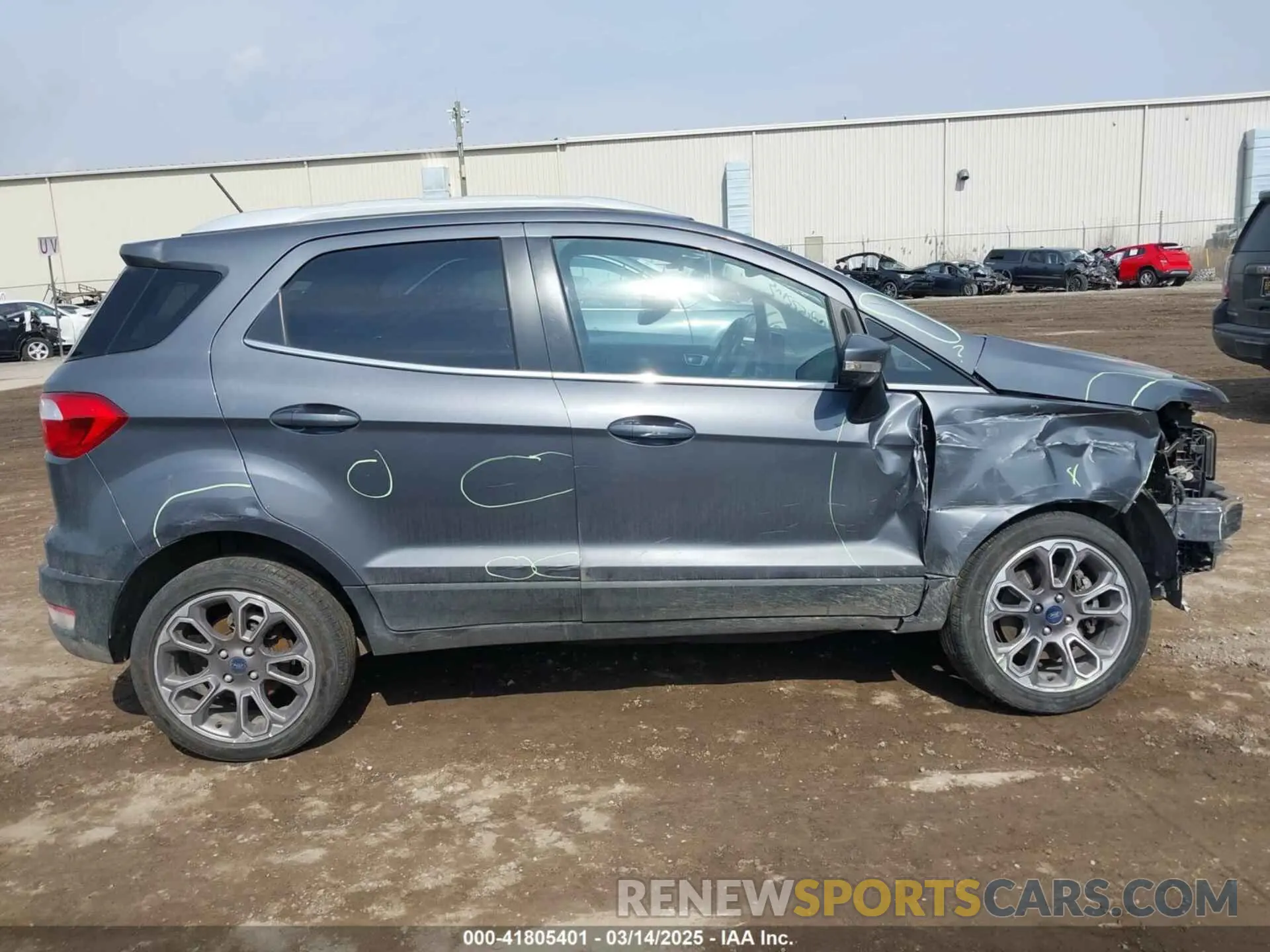 14 Photograph of a damaged car MAJ6S3KL7LC339375 FORD ECOSPORT 2020