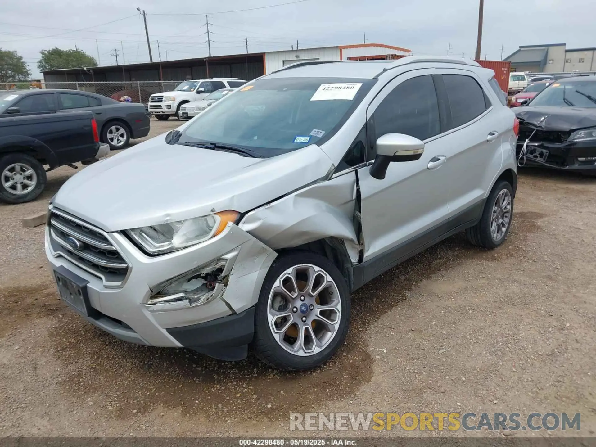 2 Photograph of a damaged car MAJ6S3KL9LC316308 FORD ECOSPORT 2020