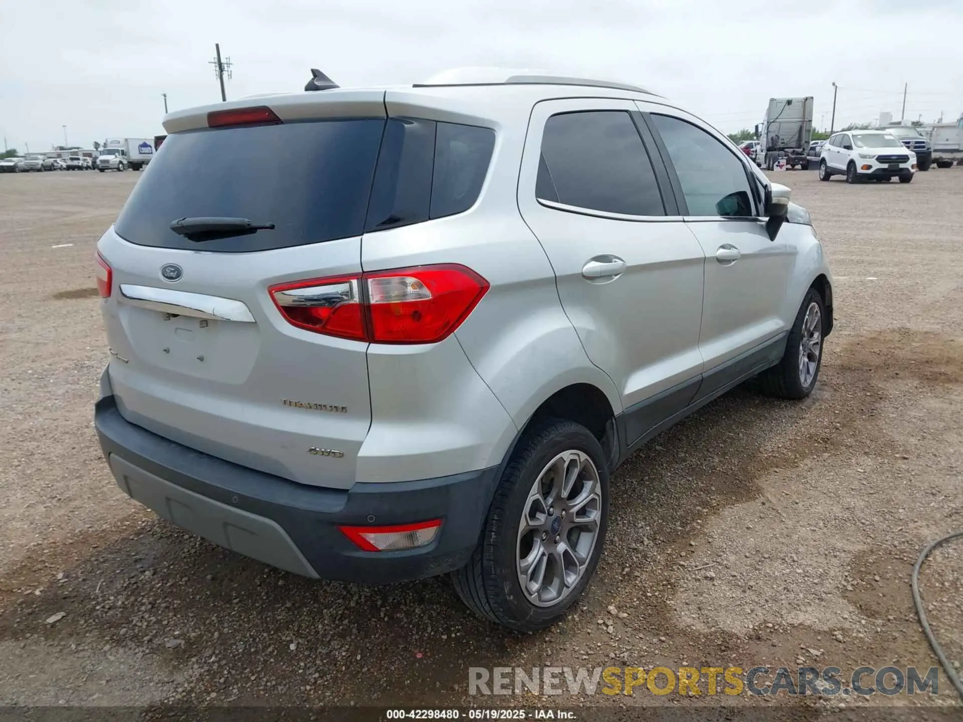 4 Photograph of a damaged car MAJ6S3KL9LC316308 FORD ECOSPORT 2020