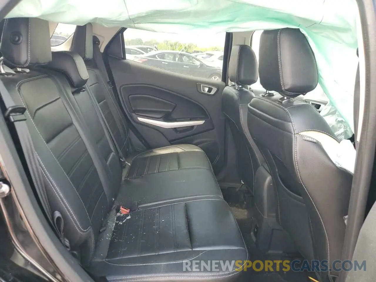 11 Photograph of a damaged car MAJ6S3KL9LC336476 FORD ECOSPORT 2020
