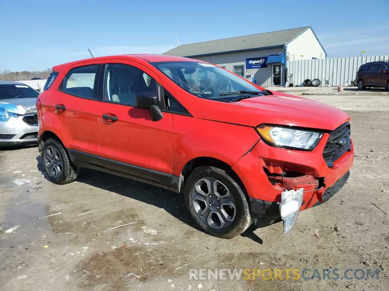 4 Photograph of a damaged car MAJ3S2FE0MC412998 FORD ECOSPORT 2021