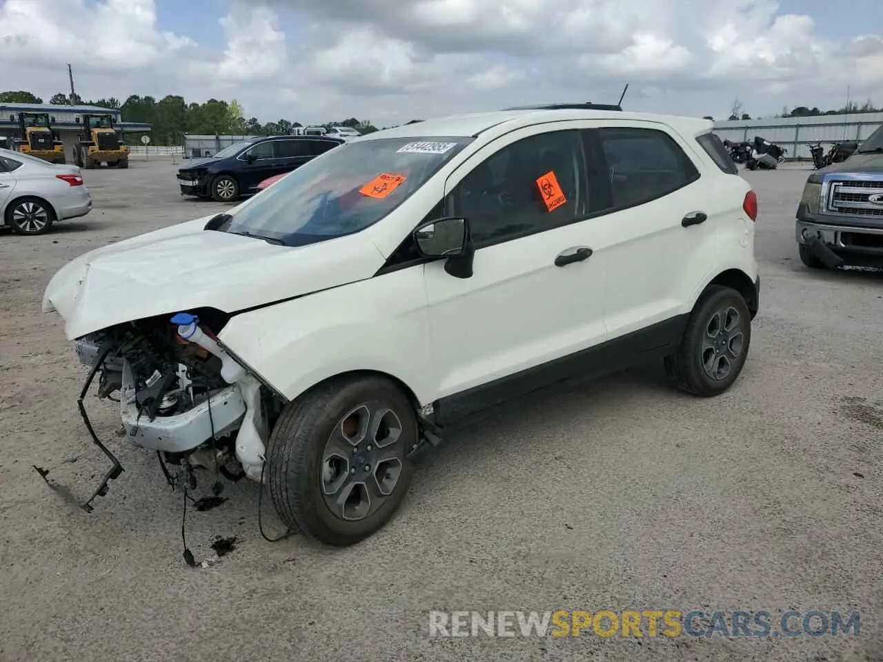 1 Photograph of a damaged car MAJ3S2FE0MC438355 FORD ECOSPORT 2021