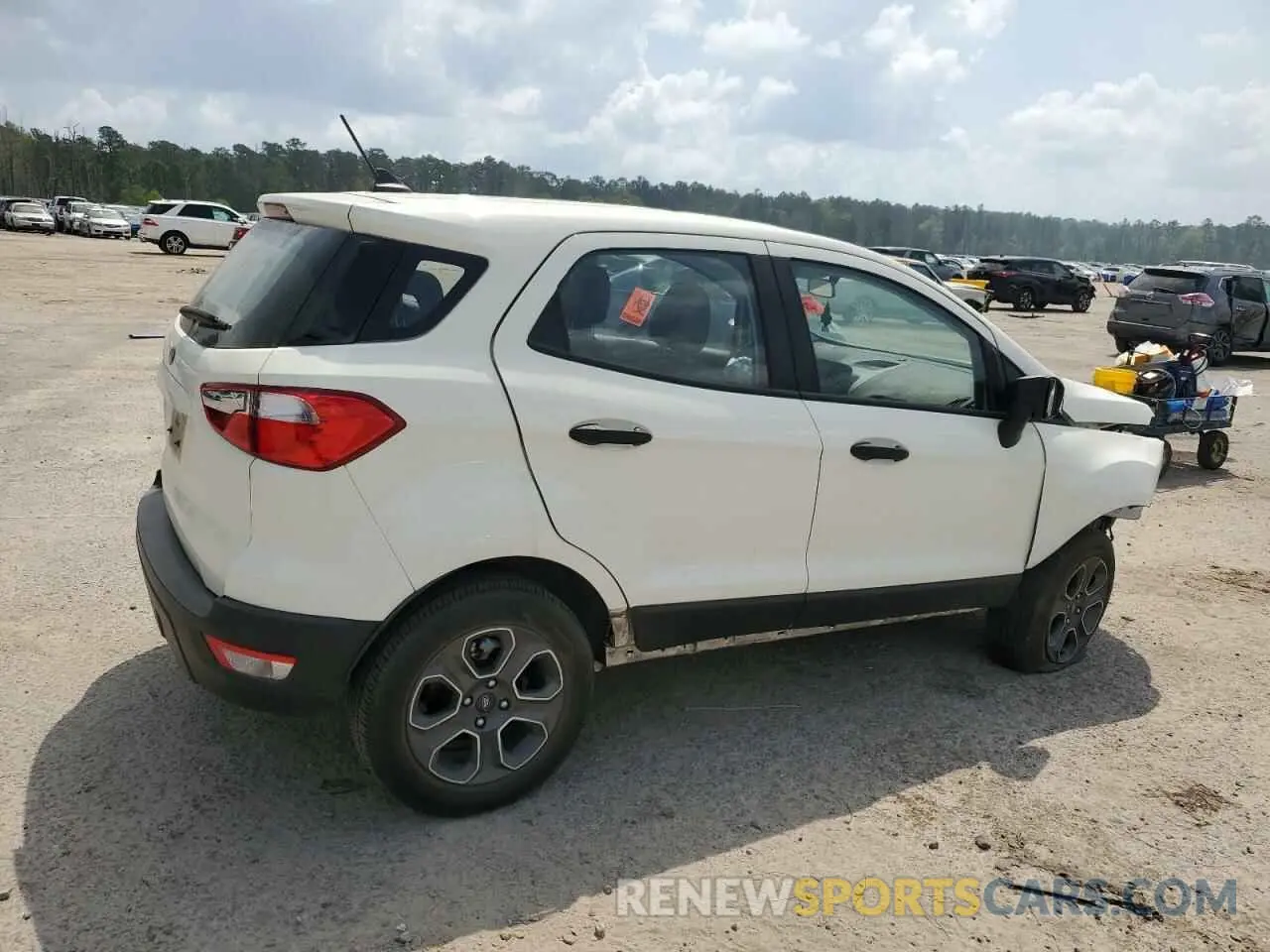 3 Photograph of a damaged car MAJ3S2FE0MC438355 FORD ECOSPORT 2021