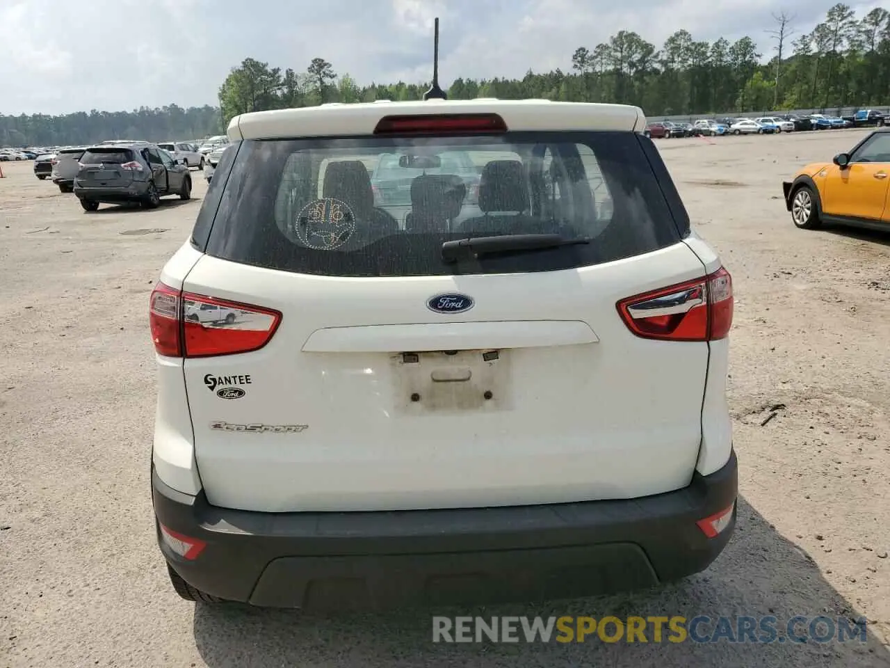 6 Photograph of a damaged car MAJ3S2FE0MC438355 FORD ECOSPORT 2021