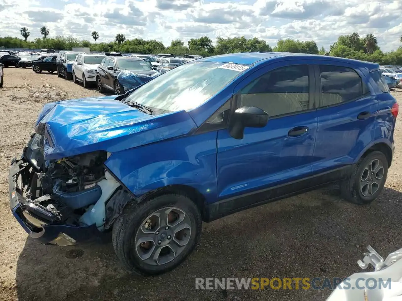 1 Photograph of a damaged car MAJ3S2FE1MC399131 FORD ECOSPORT 2021