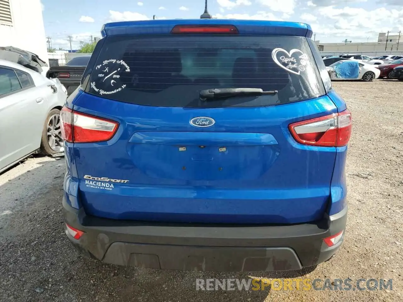 6 Photograph of a damaged car MAJ3S2FE1MC399131 FORD ECOSPORT 2021