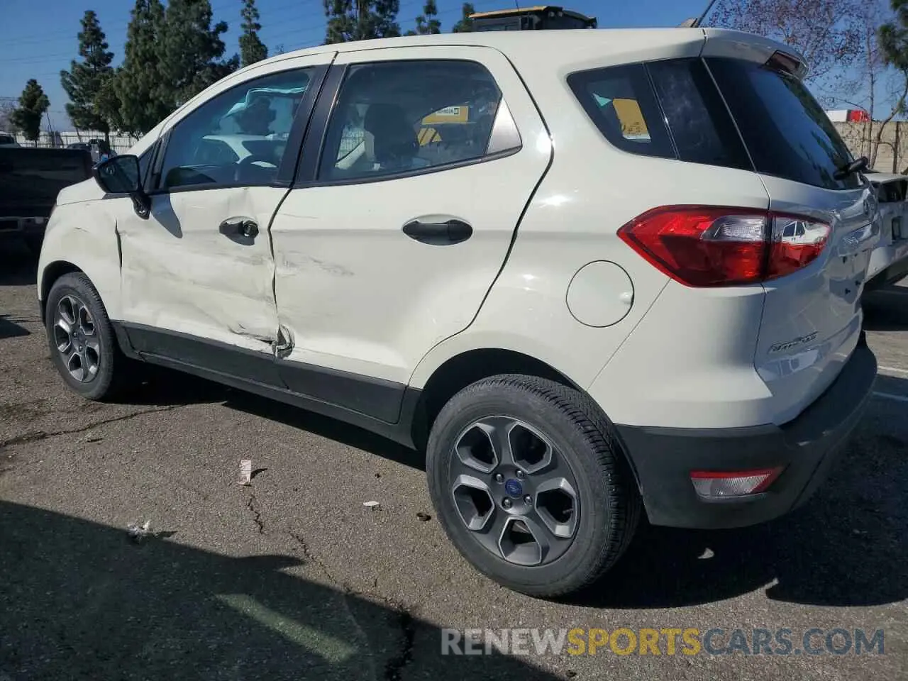 2 Photograph of a damaged car MAJ3S2FE1MC418048 FORD ECOSPORT 2021