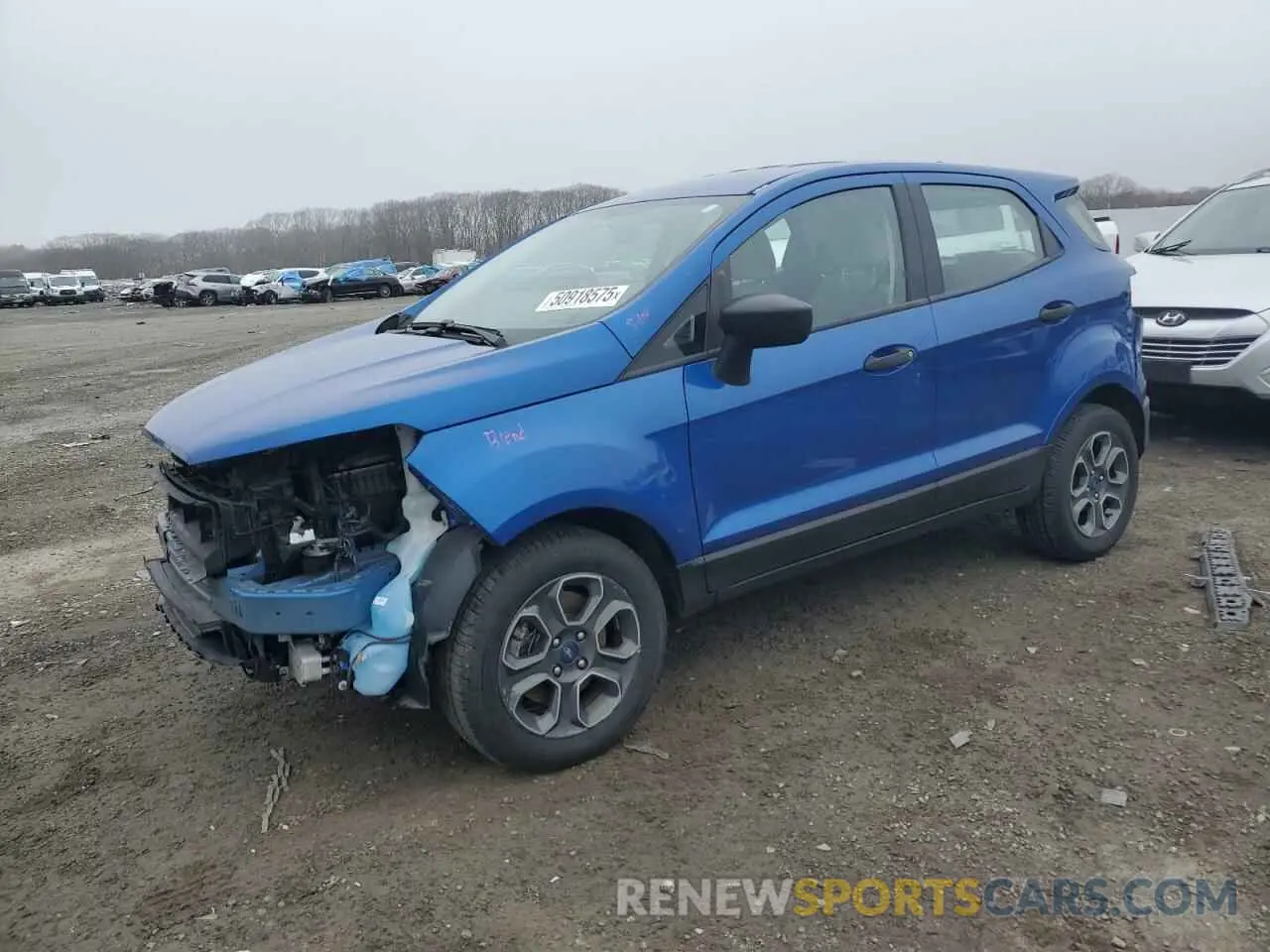 1 Photograph of a damaged car MAJ3S2FE1MC425212 FORD ECOSPORT 2021