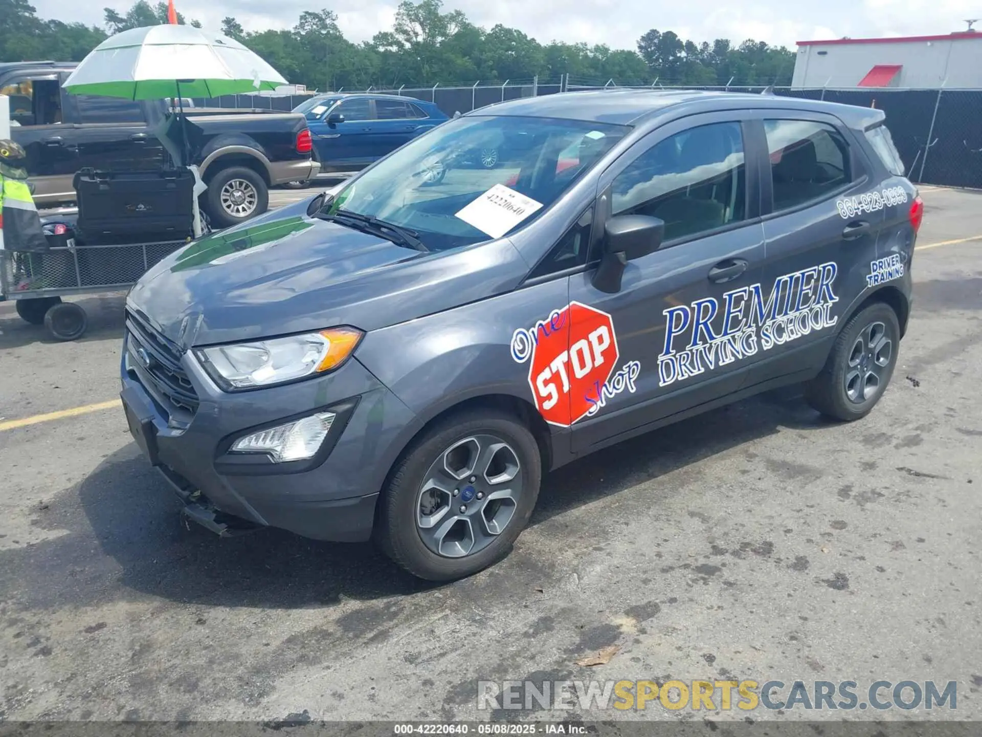 2 Photograph of a damaged car MAJ3S2FE1MC436047 FORD ECOSPORT 2021