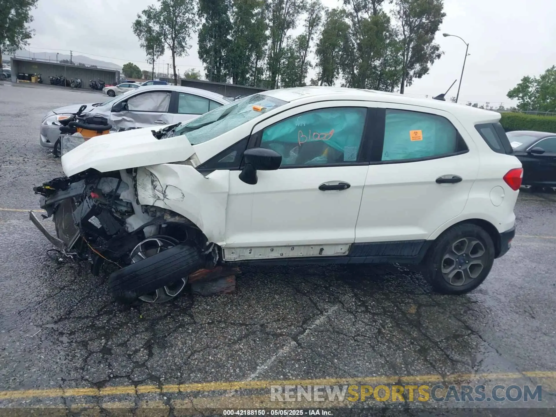 14 Photograph of a damaged car MAJ3S2FE2MC435361 FORD ECOSPORT 2021