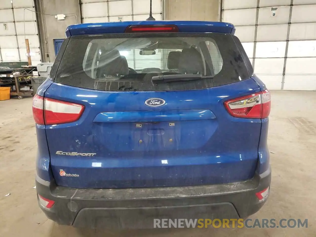 6 Photograph of a damaged car MAJ3S2FE2MC452130 FORD ECOSPORT 2021