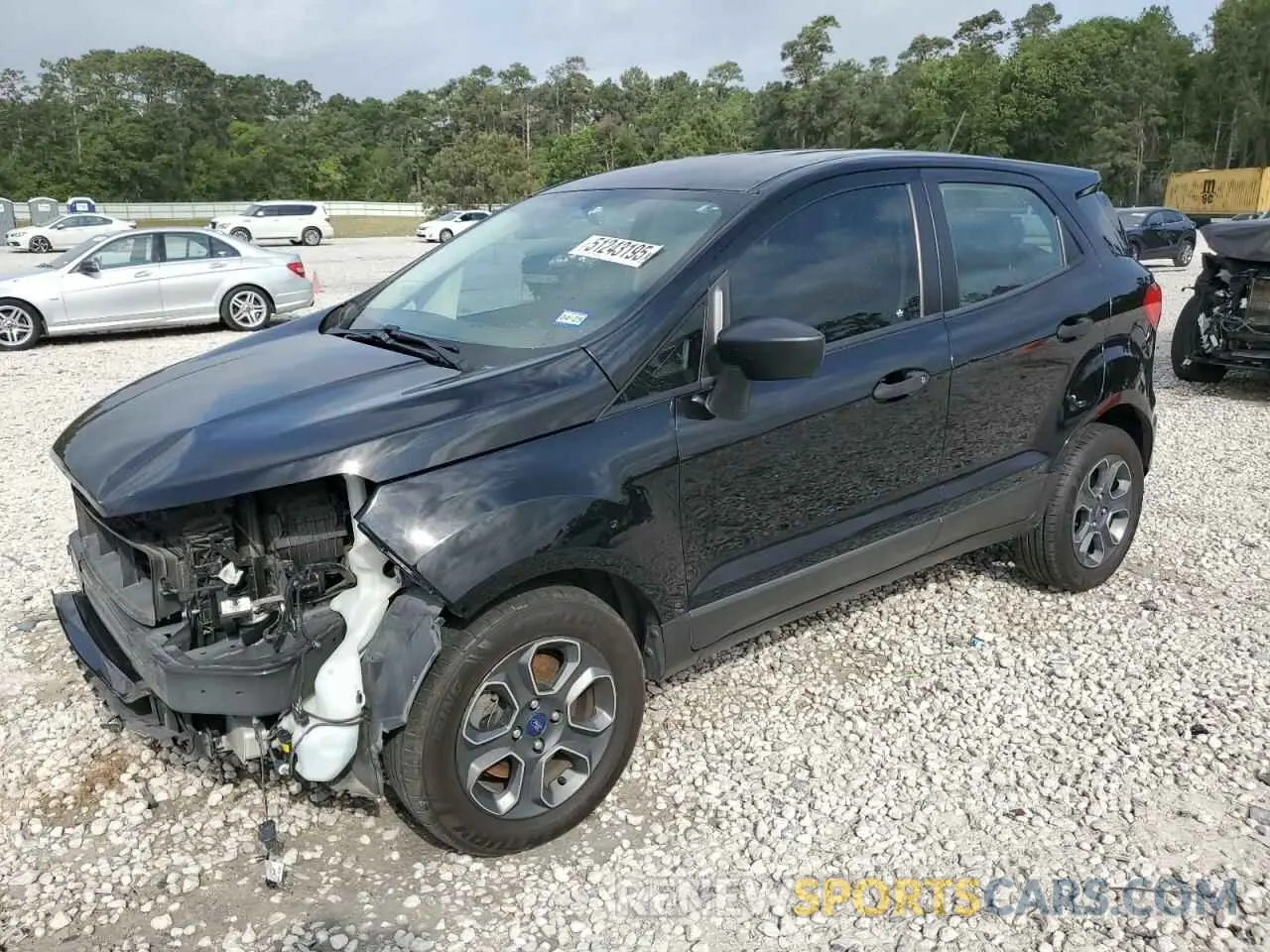 1 Photograph of a damaged car MAJ3S2FE4MC409392 FORD ECOSPORT 2021