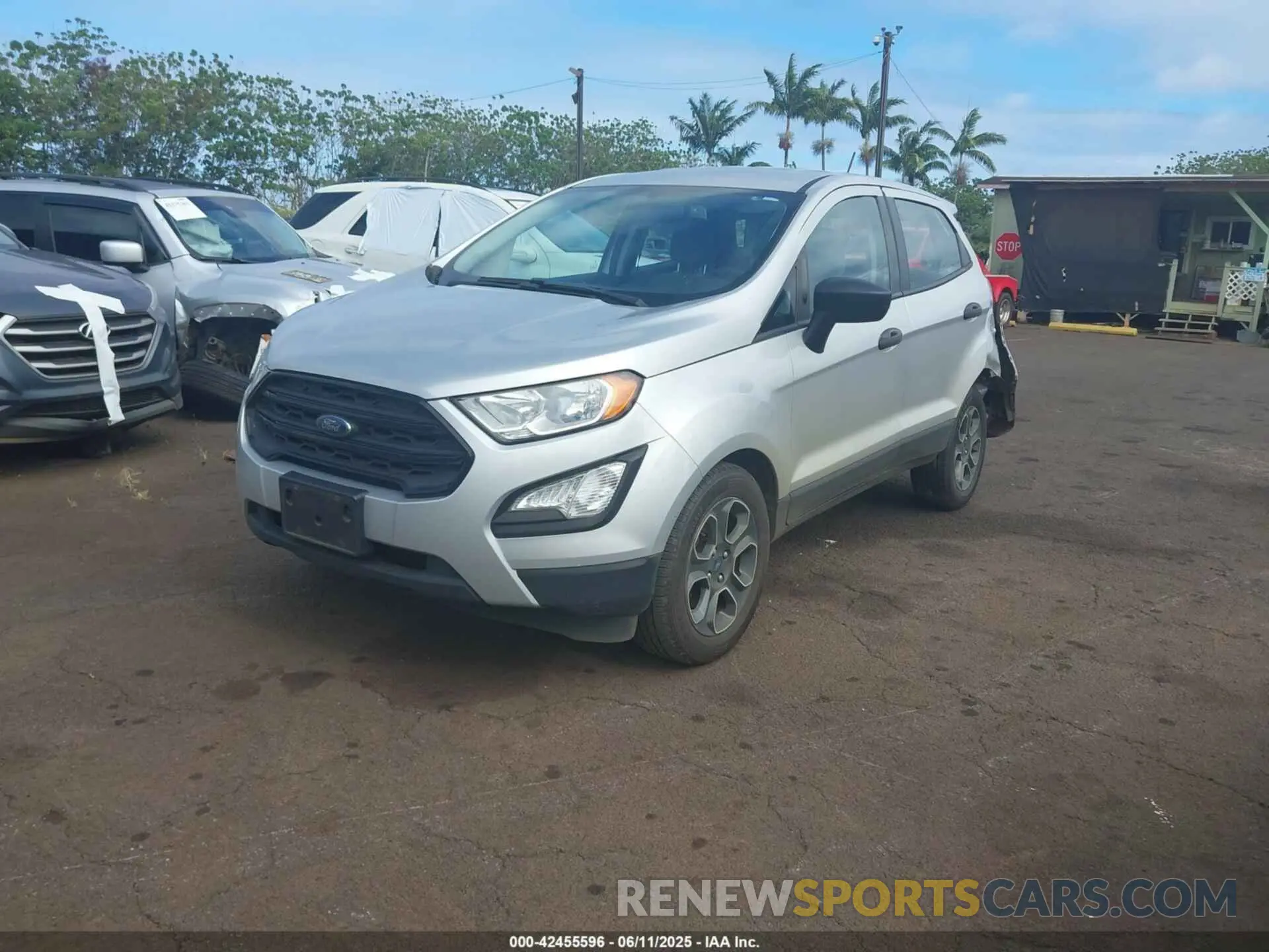 2 Photograph of a damaged car MAJ3S2FE4MC455336 FORD ECOSPORT 2021
