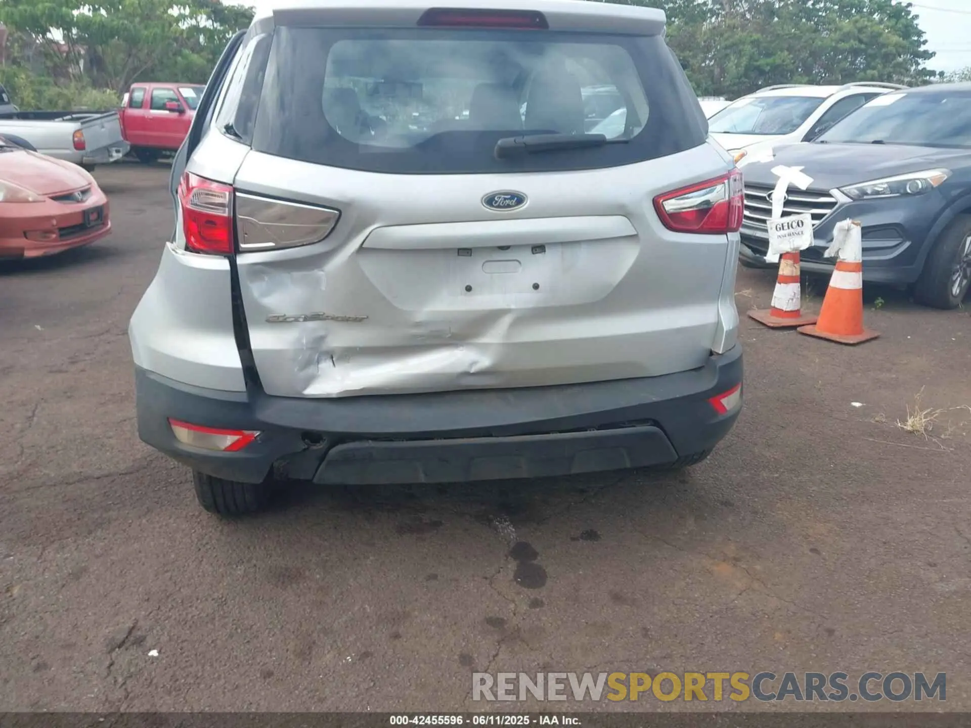 6 Photograph of a damaged car MAJ3S2FE4MC455336 FORD ECOSPORT 2021