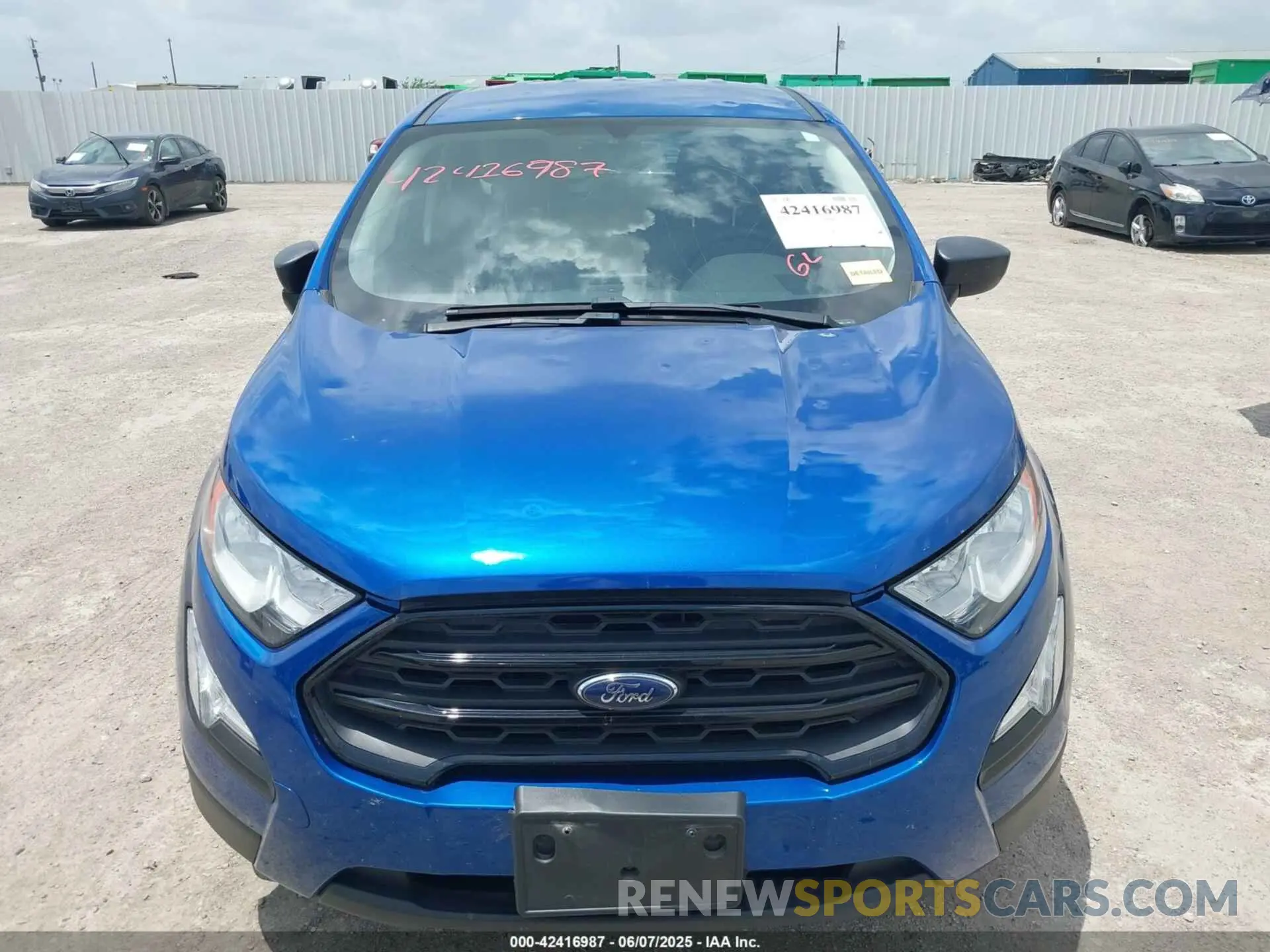 12 Photograph of a damaged car MAJ3S2FE5MC455880 FORD ECOSPORT 2021
