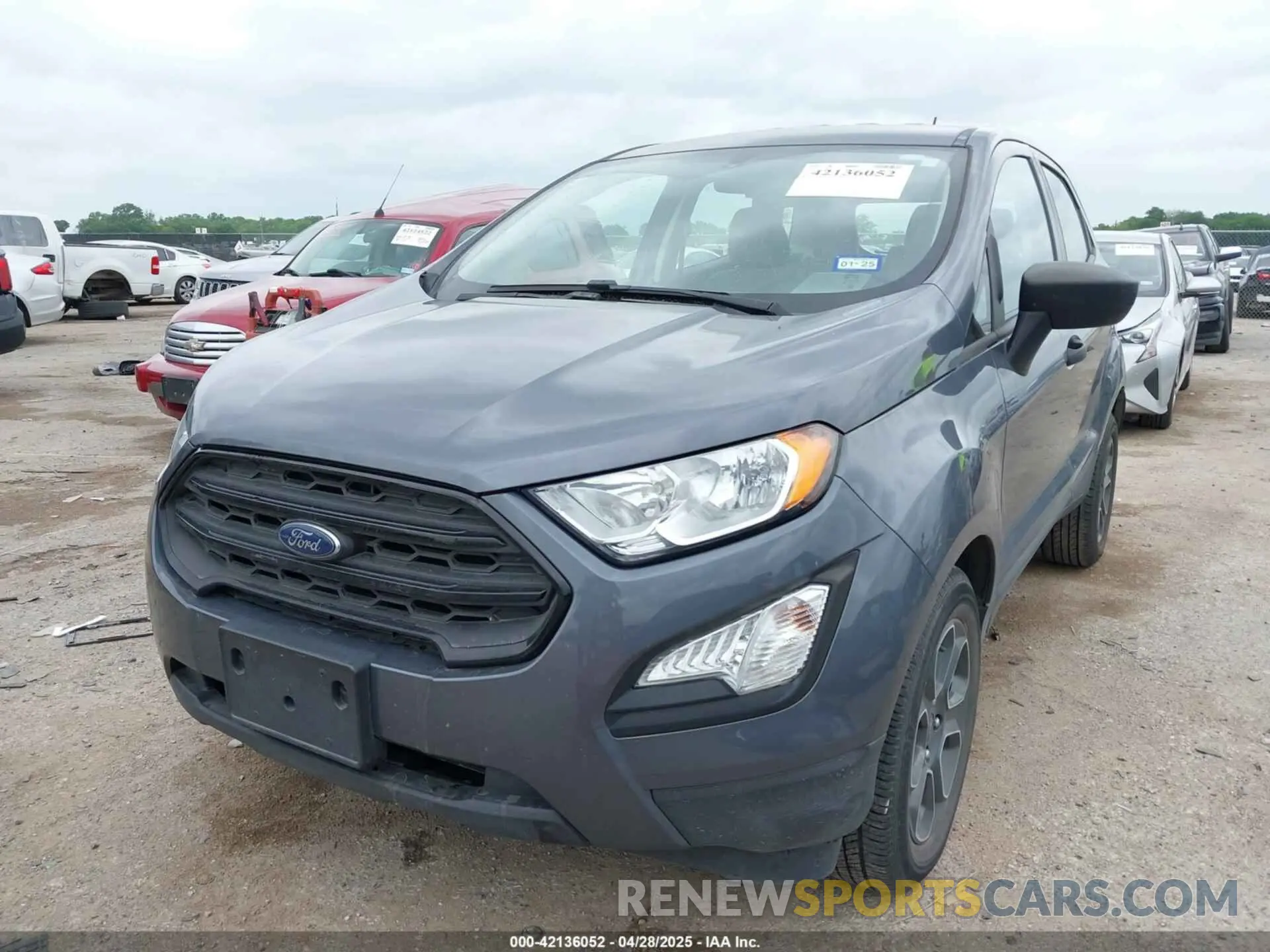 2 Photograph of a damaged car MAJ3S2FE7MC450597 FORD ECOSPORT 2021