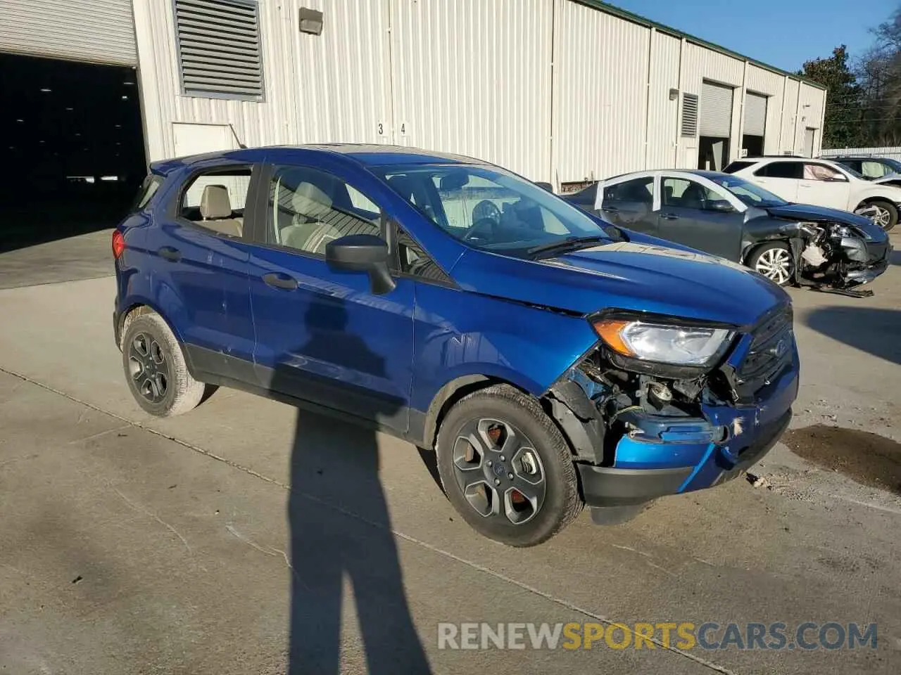 4 Photograph of a damaged car MAJ3S2FE7MC452639 FORD ECOSPORT 2021
