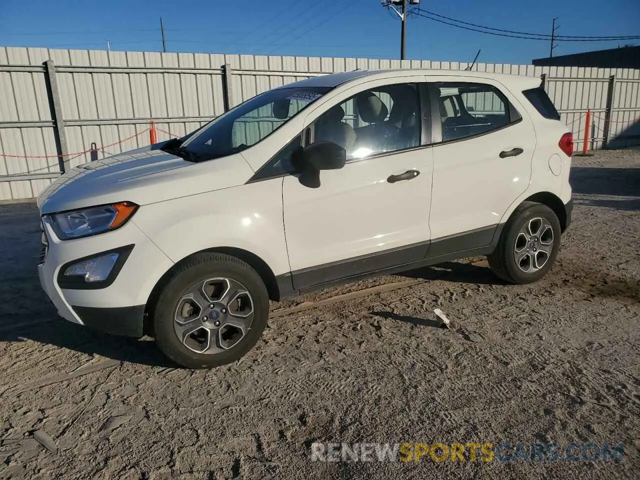 1 Photograph of a damaged car MAJ3S2FE8MC447837 FORD ECOSPORT 2021