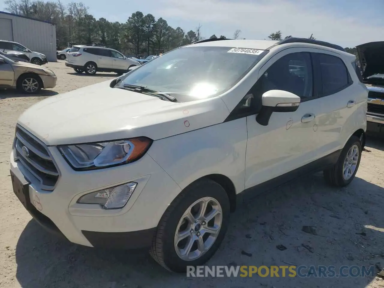 1 Photograph of a damaged car MAJ3S2GE1MC437827 FORD ECOSPORT 2021