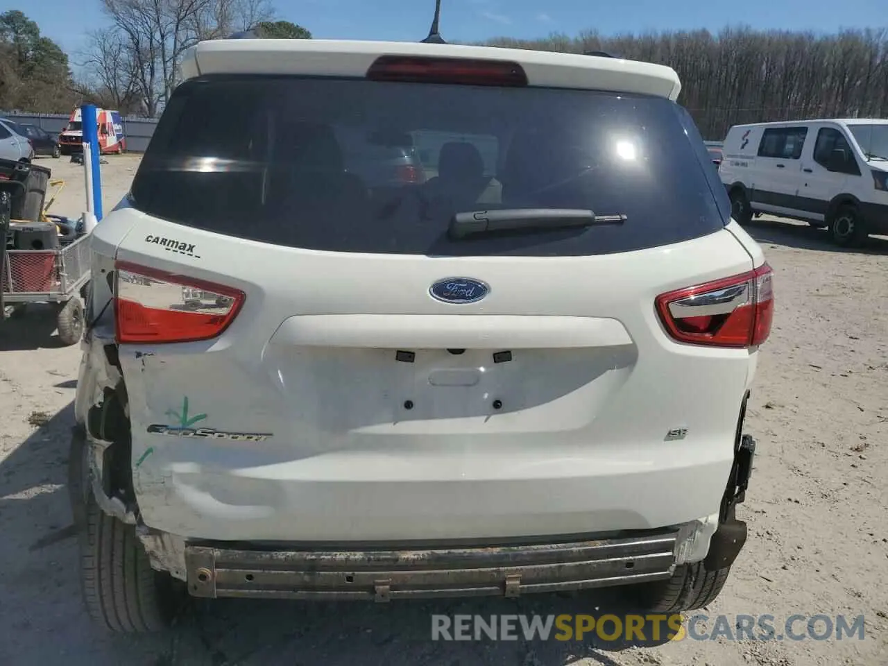 6 Photograph of a damaged car MAJ3S2GE1MC437827 FORD ECOSPORT 2021