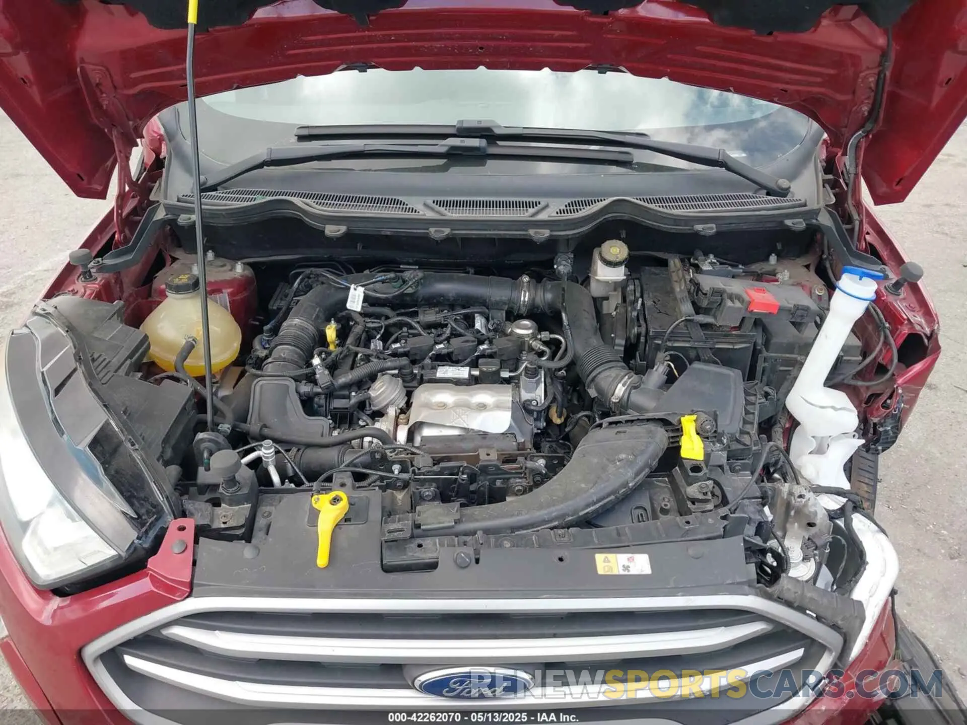 10 Photograph of a damaged car MAJ3S2GE1MC442302 FORD ECOSPORT 2021
