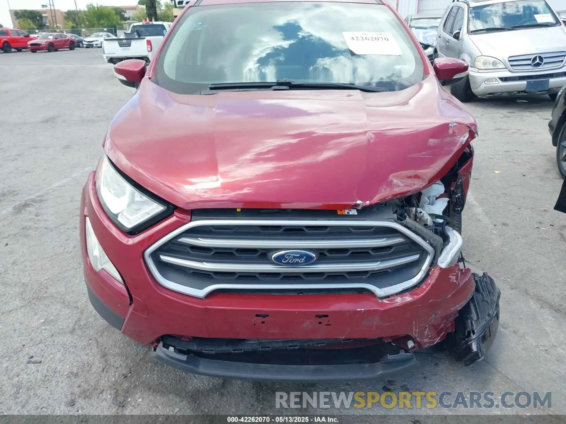 13 Photograph of a damaged car MAJ3S2GE1MC442302 FORD ECOSPORT 2021
