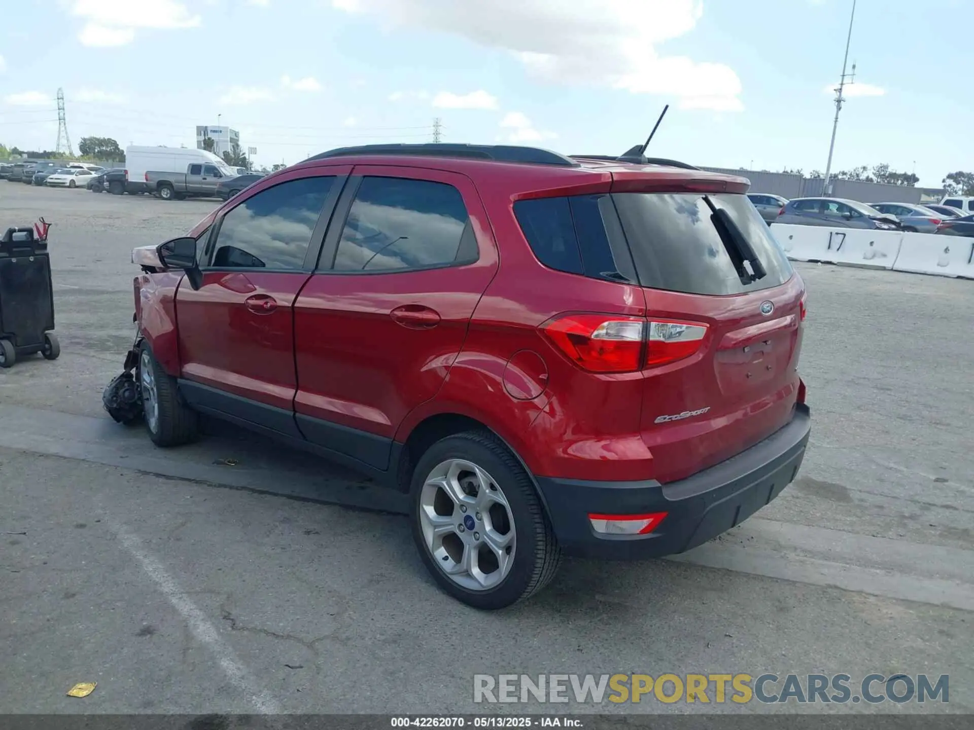 3 Photograph of a damaged car MAJ3S2GE1MC442302 FORD ECOSPORT 2021