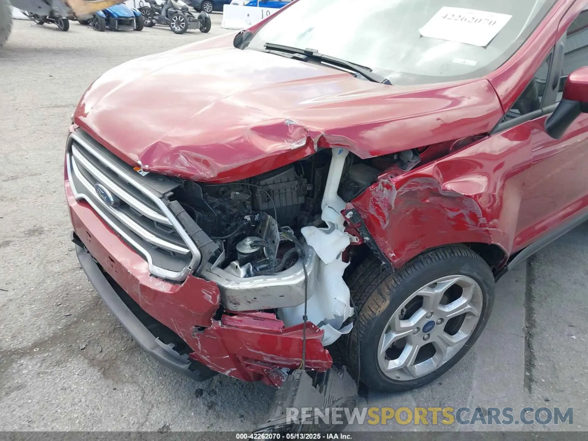 6 Photograph of a damaged car MAJ3S2GE1MC442302 FORD ECOSPORT 2021