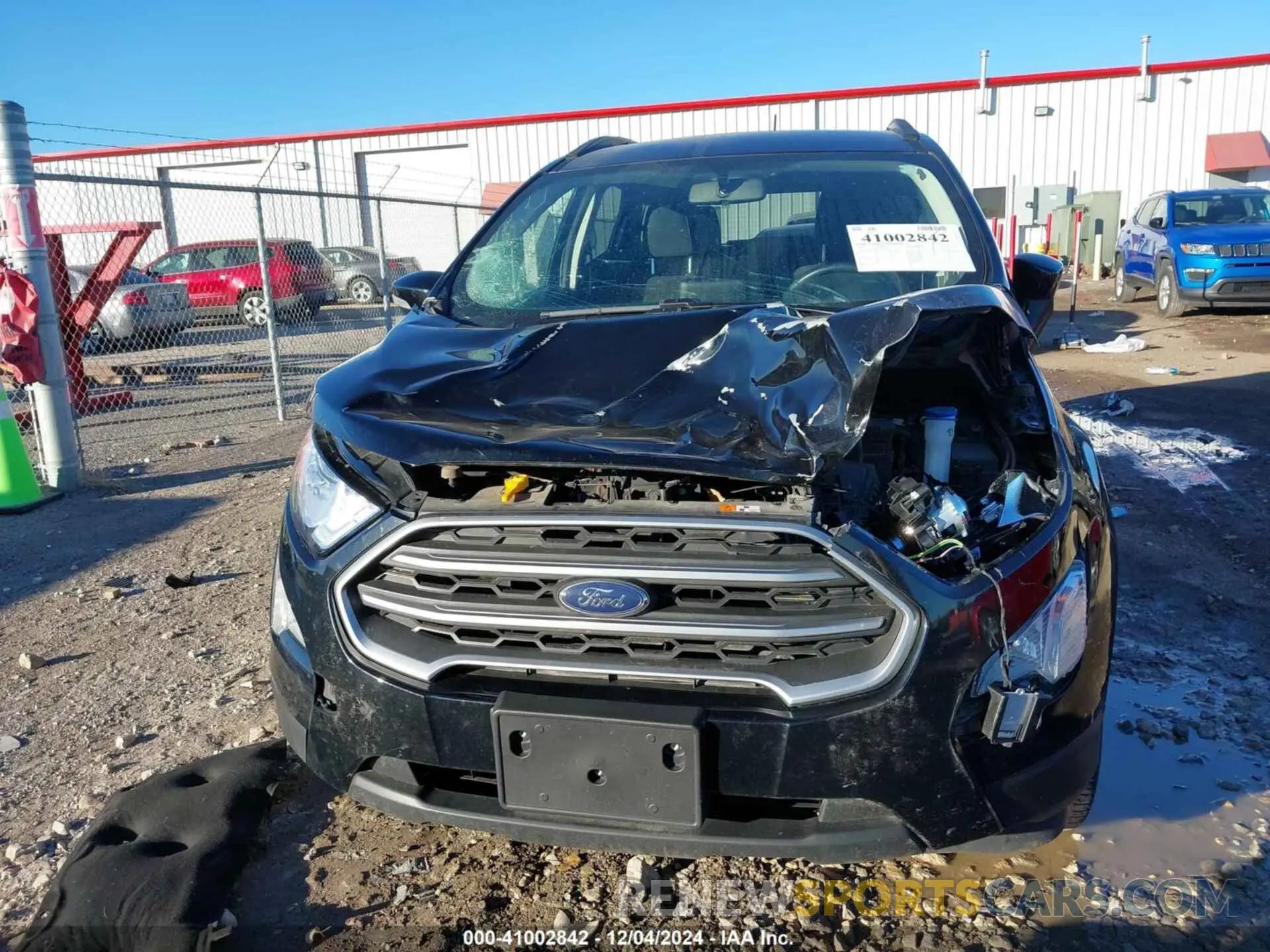 12 Photograph of a damaged car MAJ3S2GE1MC442350 FORD ECOSPORT 2021