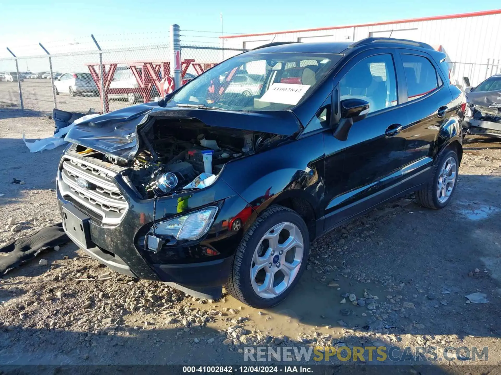 2 Photograph of a damaged car MAJ3S2GE1MC442350 FORD ECOSPORT 2021