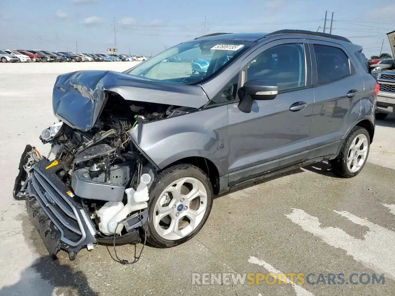 1 Photograph of a damaged car MAJ3S2GE1MC445166 FORD ECOSPORT 2021