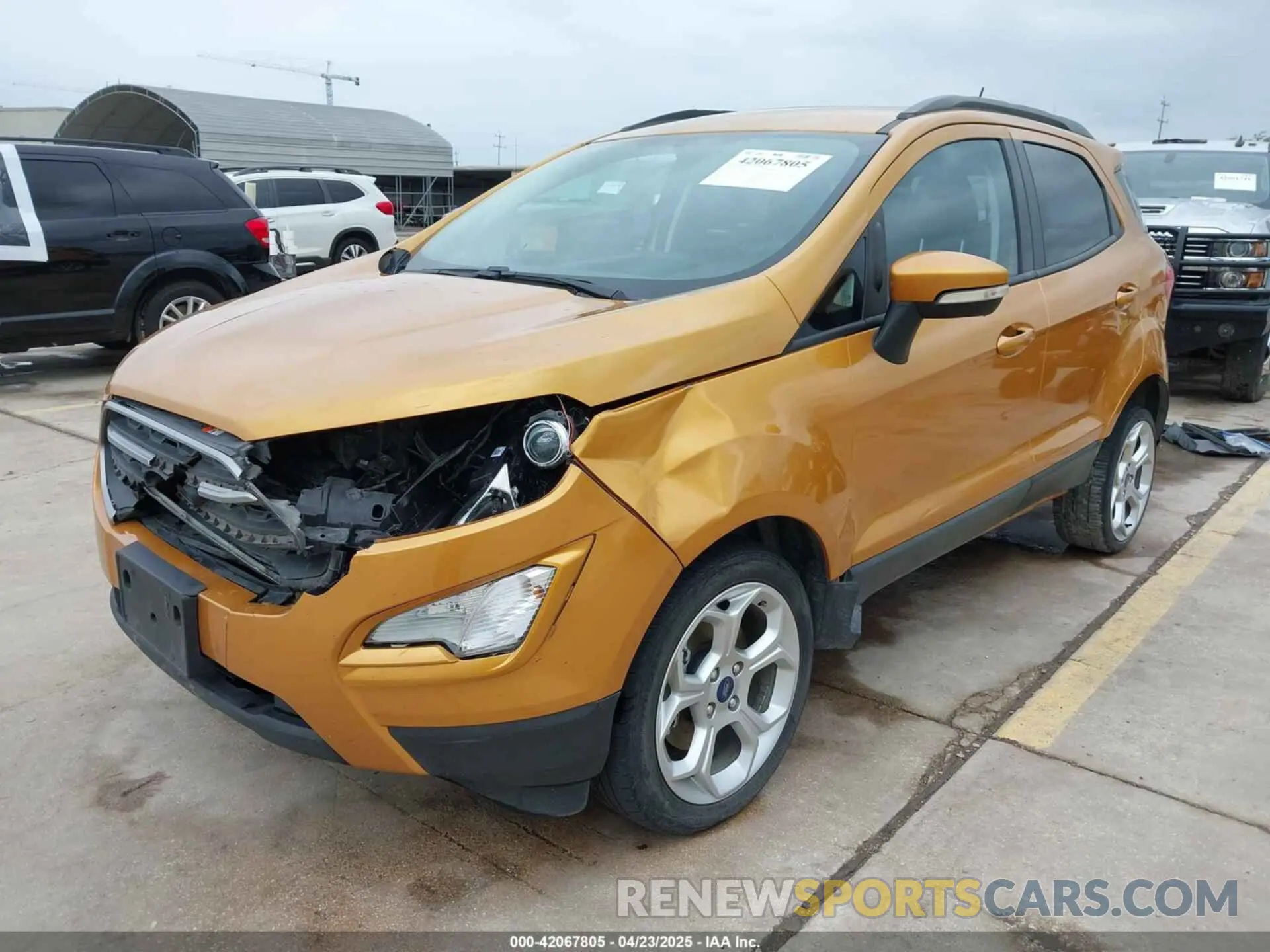 2 Photograph of a damaged car MAJ3S2GE1MC451677 FORD ECOSPORT 2021