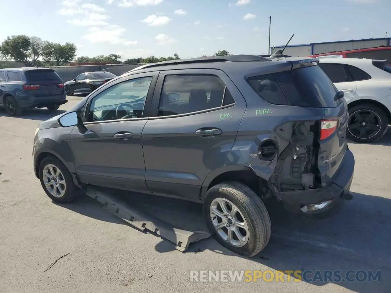 2 Photograph of a damaged car MAJ3S2GE2MC395779 FORD ECOSPORT 2021