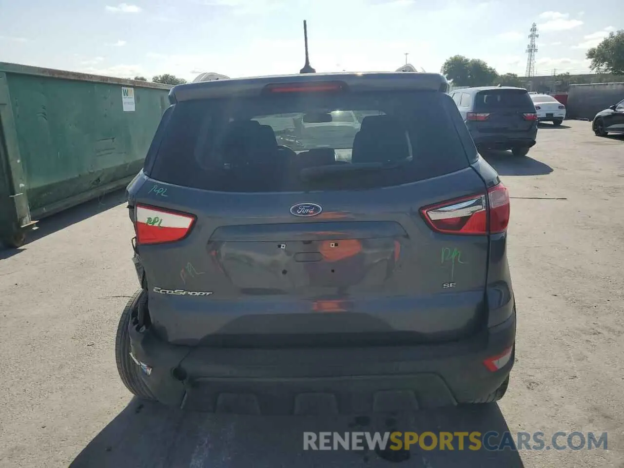 6 Photograph of a damaged car MAJ3S2GE2MC395779 FORD ECOSPORT 2021