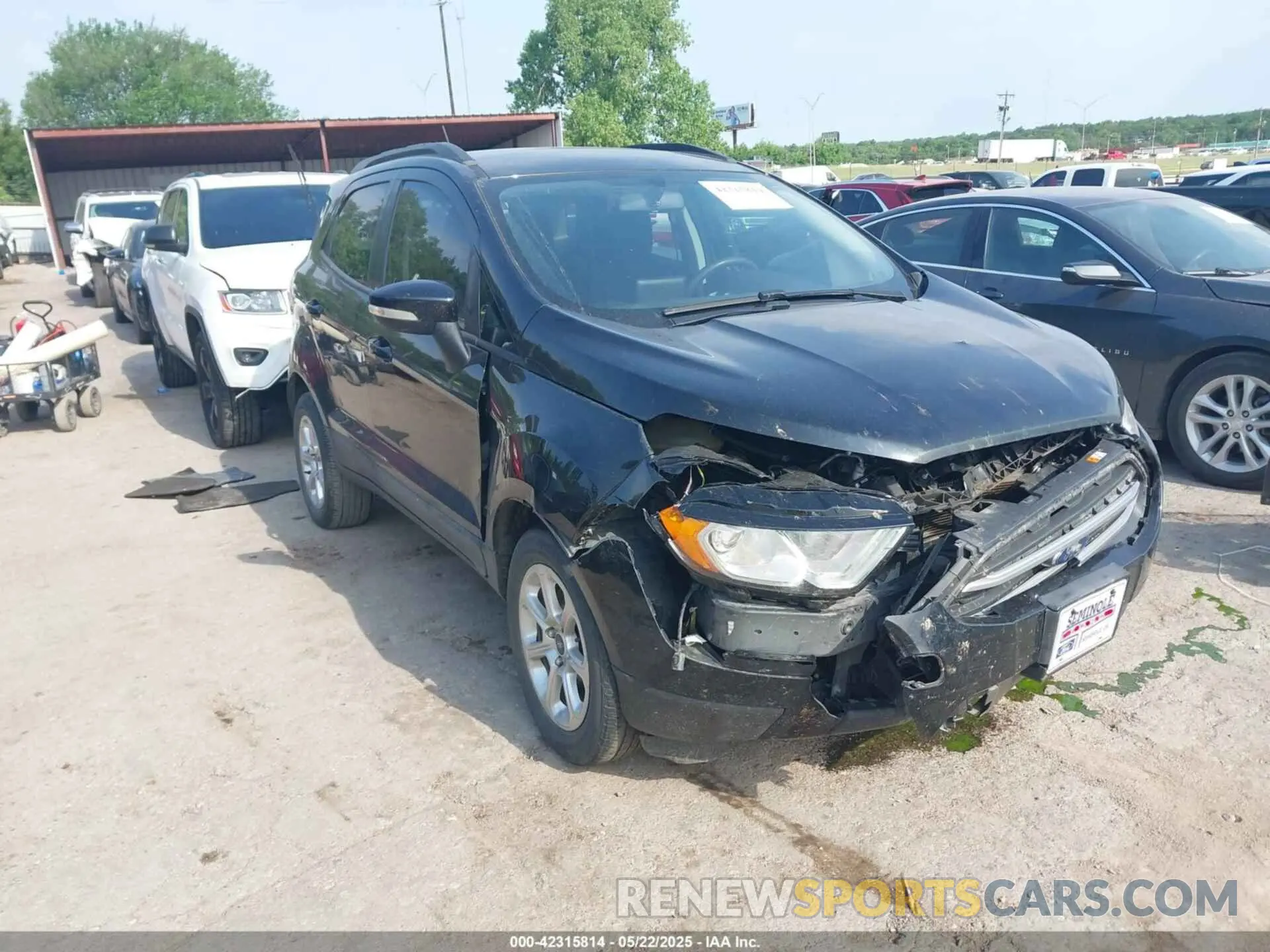 1 Photograph of a damaged car MAJ3S2GE2MC397435 FORD ECOSPORT 2021