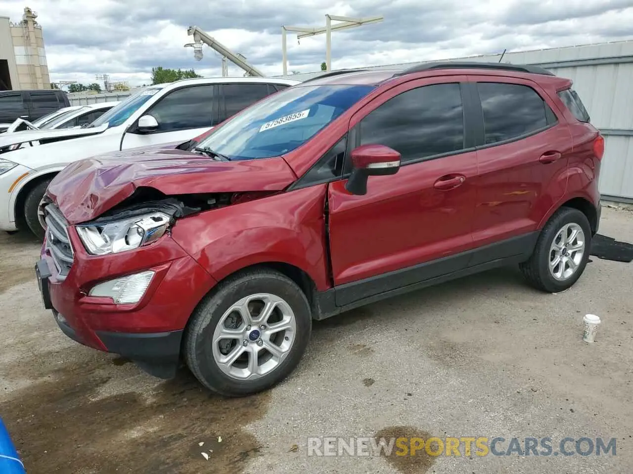 1 Photograph of a damaged car MAJ3S2GE2MC412645 FORD ECOSPORT 2021