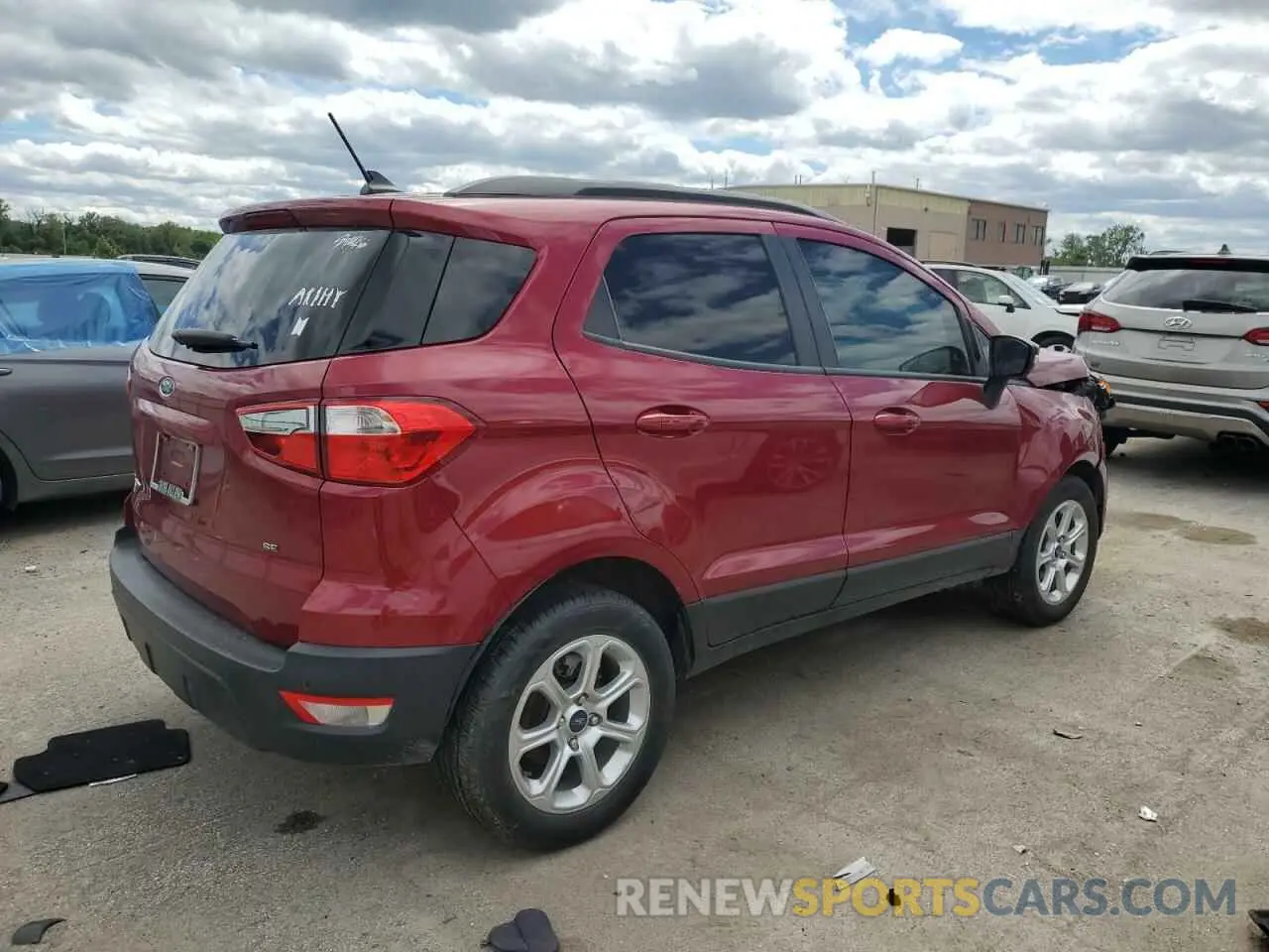 3 Photograph of a damaged car MAJ3S2GE2MC412645 FORD ECOSPORT 2021