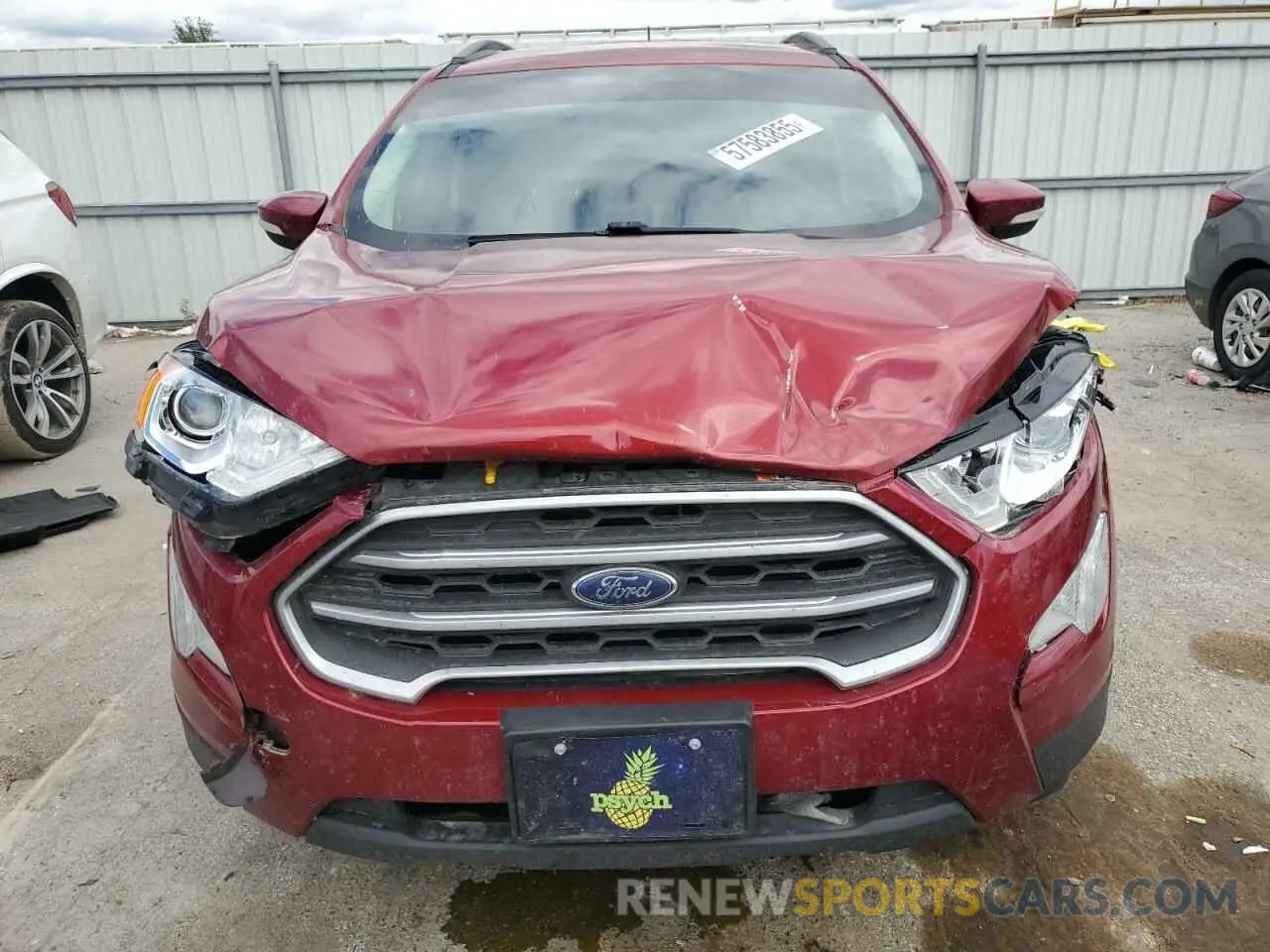5 Photograph of a damaged car MAJ3S2GE2MC412645 FORD ECOSPORT 2021