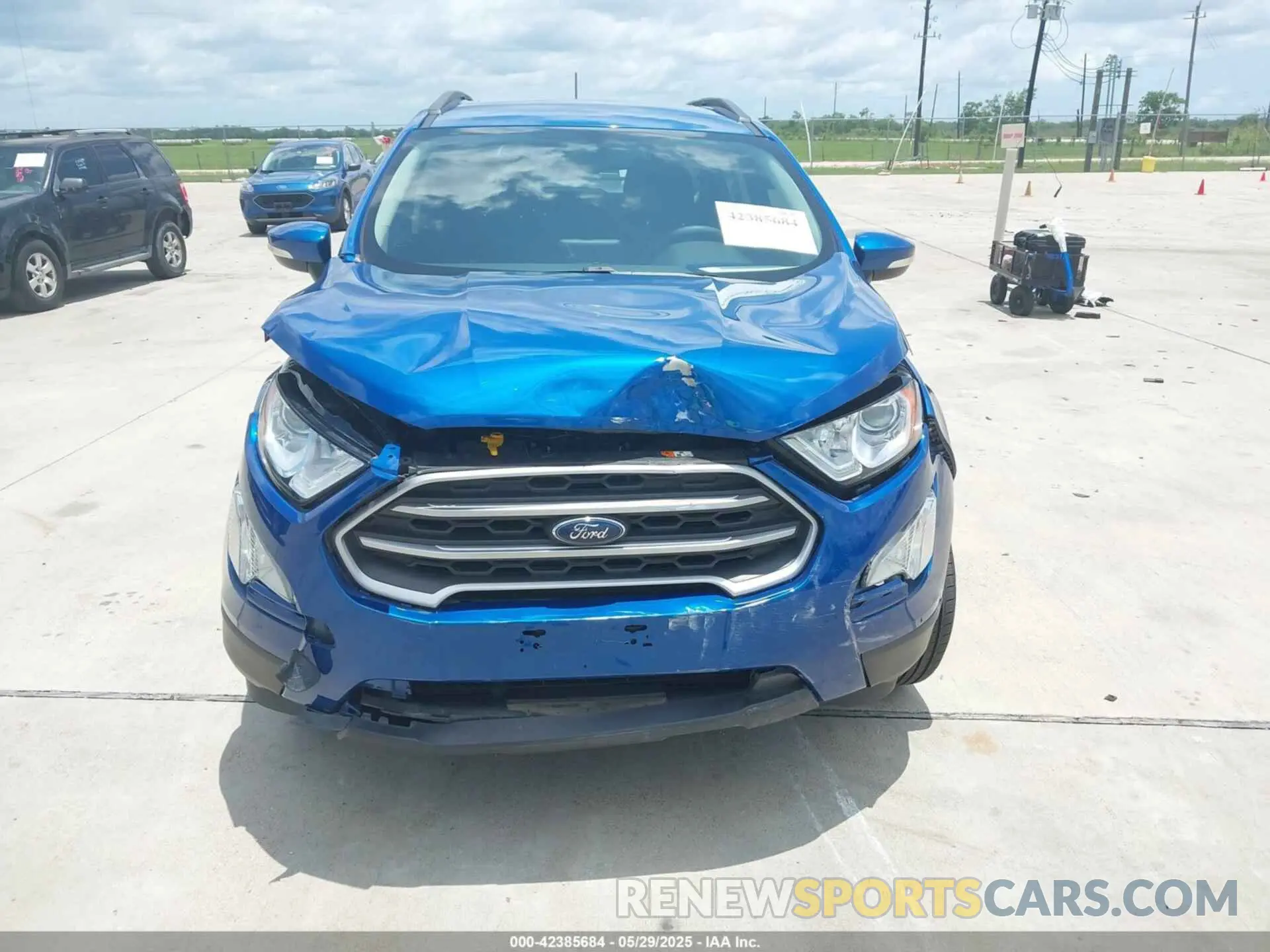 6 Photograph of a damaged car MAJ3S2GE2MC427114 FORD ECOSPORT 2021