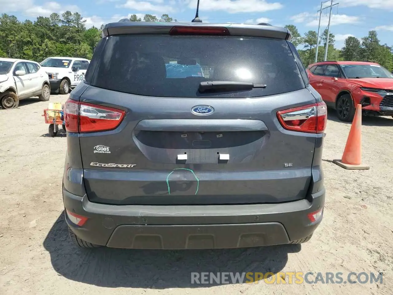 6 Photograph of a damaged car MAJ3S2GE2MC439652 FORD ECOSPORT 2021